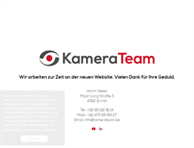 Tablet Screenshot of kamerateam.be